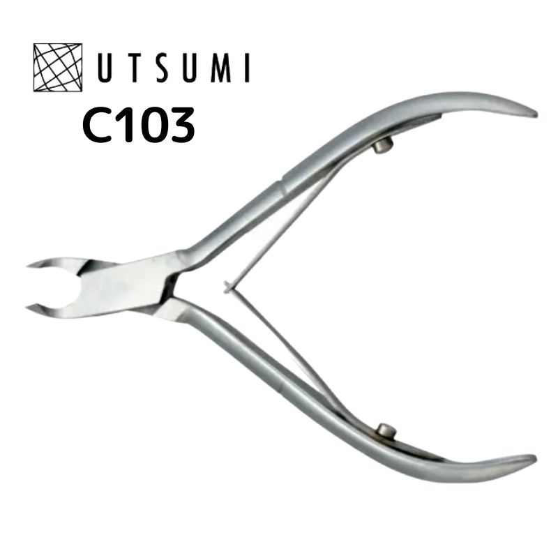 初級向け ウツミ UTSUMI キューティクルニッパー C103 刃先3mm プロ用 