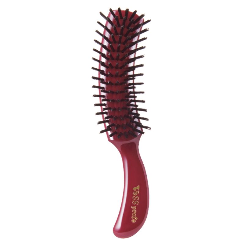 ベス工業 プロ用 S型 ブラッシング ヘアブラシ ナイロン毛 Vess ベス