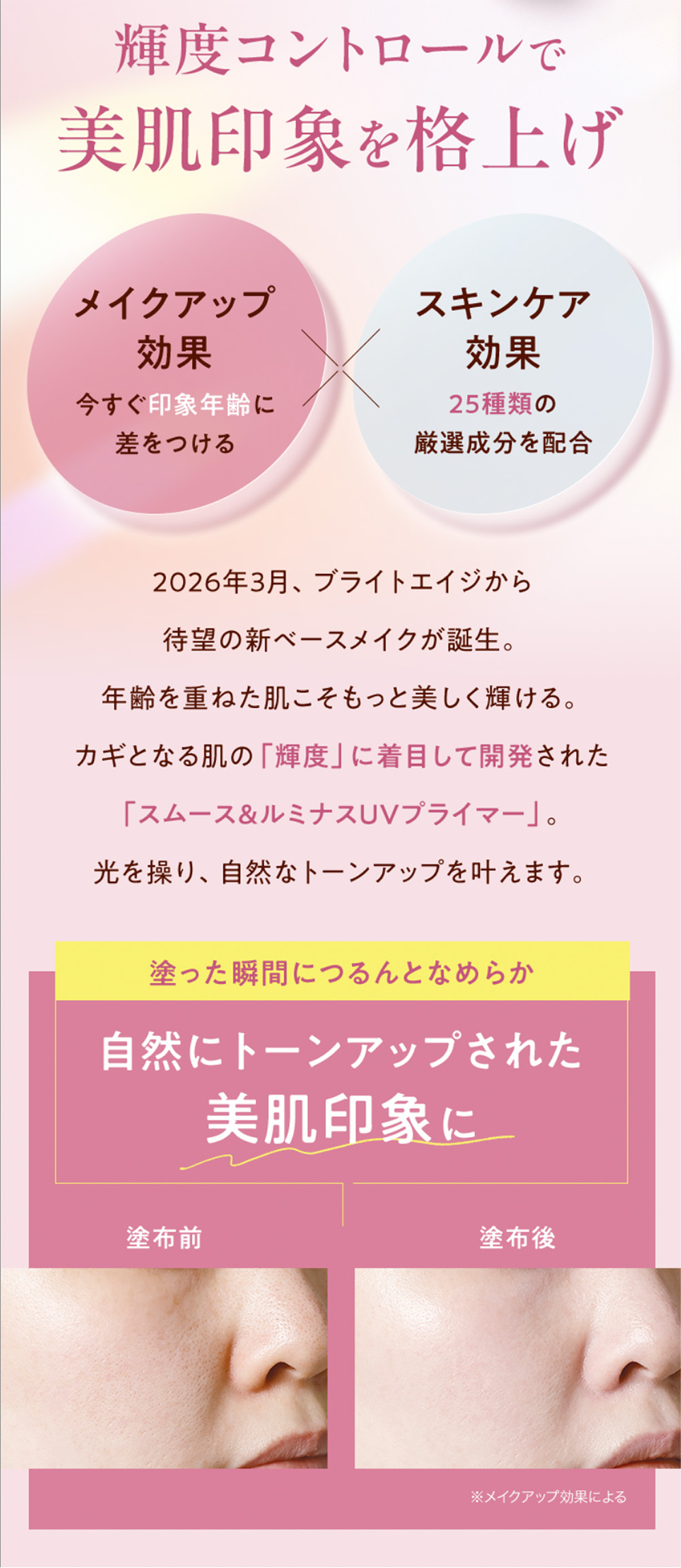 BRIGHTAGE ブライトエイジ スムース＆ルミナス UVプライマー 医薬部外