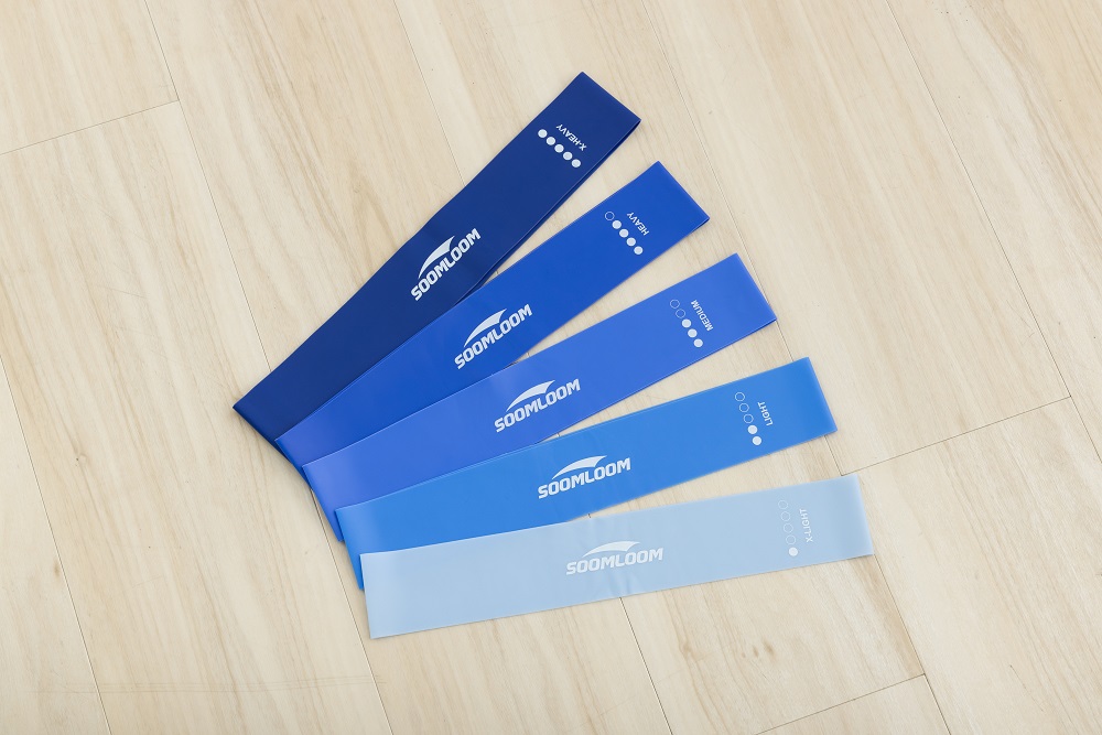 Soomloom エクササイズ バンド 5本セット ゴムチューブ