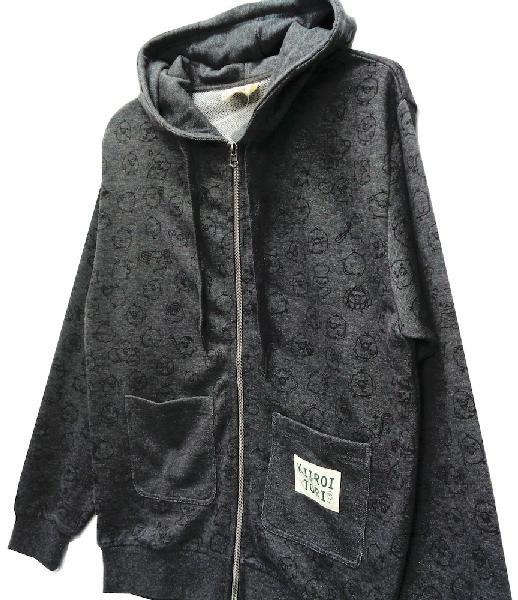 送料無料JRX9358Mリラックマ キイロイトリ 裏毛 フルジップ パーカー