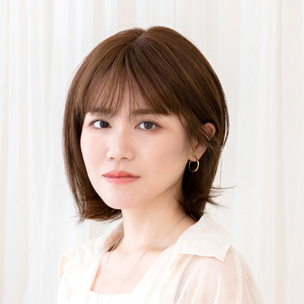 Brightlele（ブライトララ） 人毛100% 医療用ウィッグ 自然 ワイド