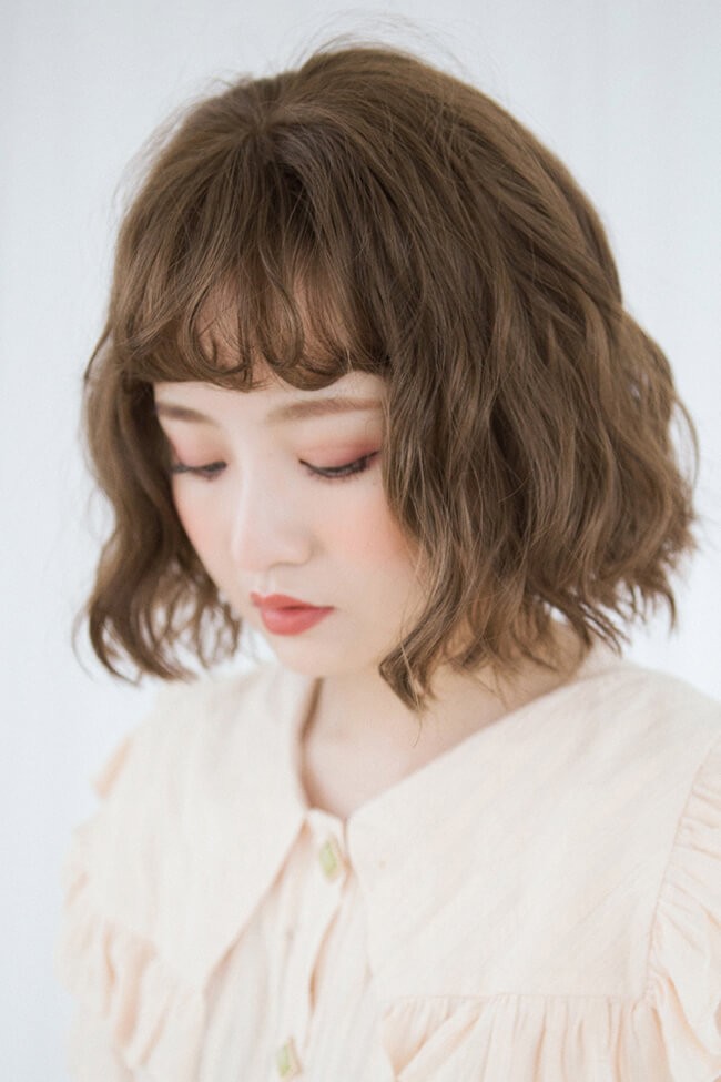 ウィッグ ボブ フルウィッグ ウイッグ ショート ミディアム ウェーブ ショートボブ 自然 黒髪 パーマ レディース かつら コスプレ ハロウィン Hf10 ウィッグ エクステ Brightlele 通販 Yahoo ショッピング