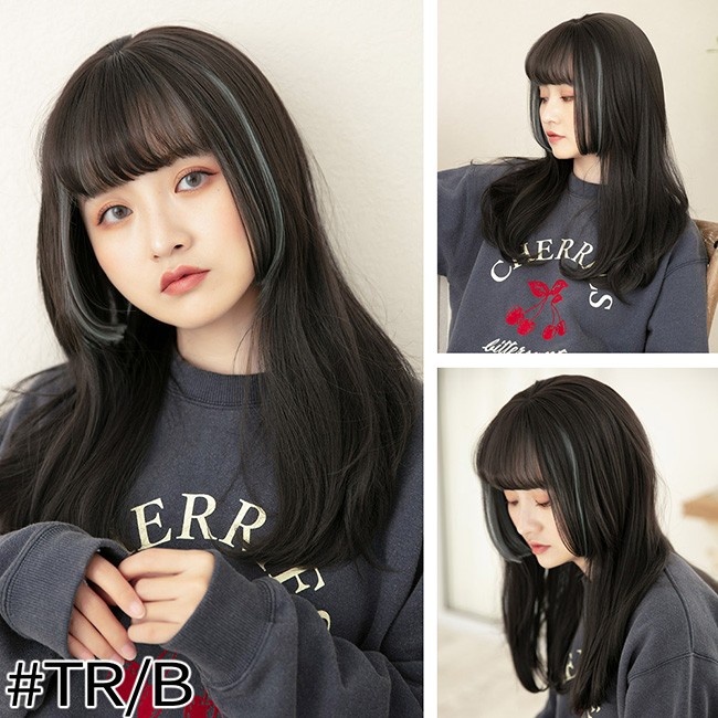 レディース ウィッグ 髪飾り カチューシャ 黒髪 中国 韓国 コスプレ 韓服