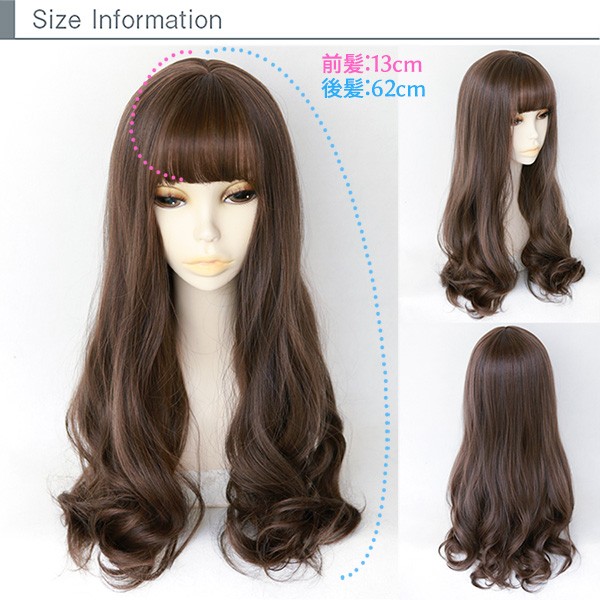 Brightlele ウィッグ ロング フルウィッグ グラデーション Brightlele ウィッグ ロング フルウィッグ グラデーション