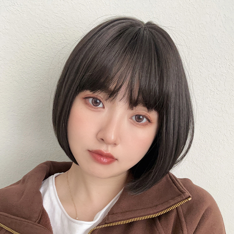 「大人気 新入荷 新品」に該当するファッション通販 医療用ウィッグ Brightlele 素肌ウィッグ 快適 夏用 接触冷感 ウィッグ・エクステ