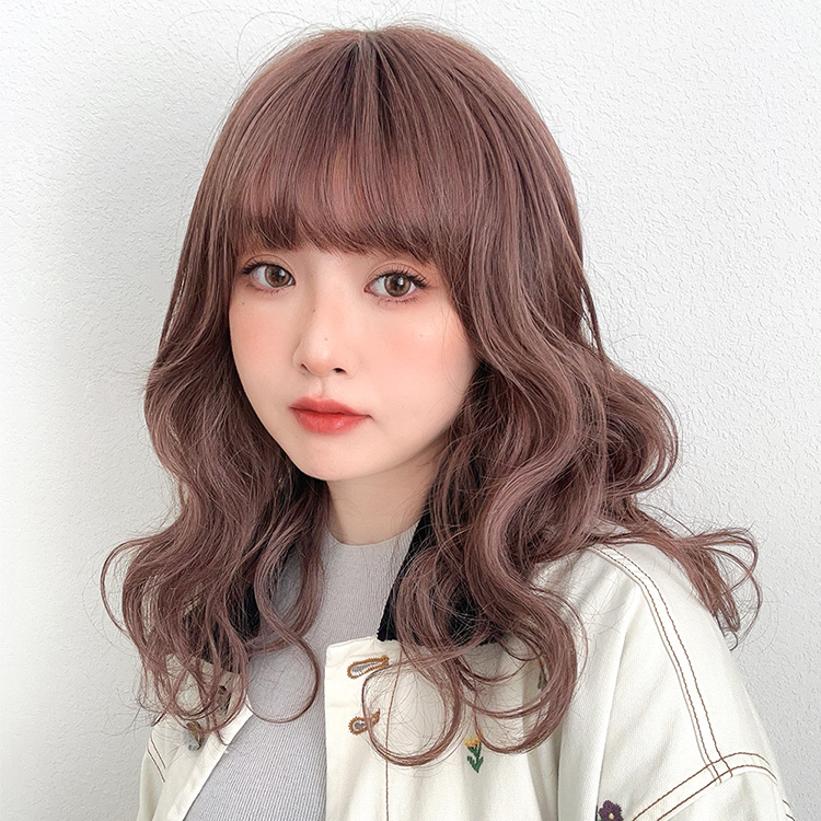 Brightlele ウィッグ 自然 ロング セミロング ミディアム フル