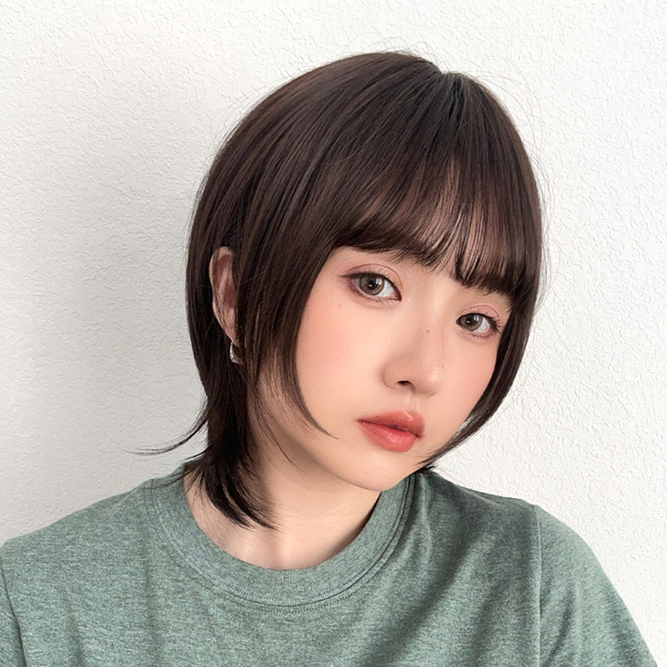 Brightlele（ブライトララ） ウィッグ 自然 ショートボブ ウルフ ボブ