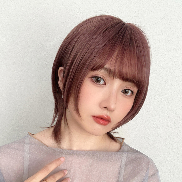 Brightlele（ブライトララ） ウィッグ 自然 ショートボブ ウルフ ボブ