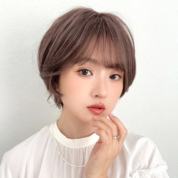 フェミニン　ショート　ウィッグ Brightlele ウィッグ ショート フルウィッグ 自然 女性 ウイッグ