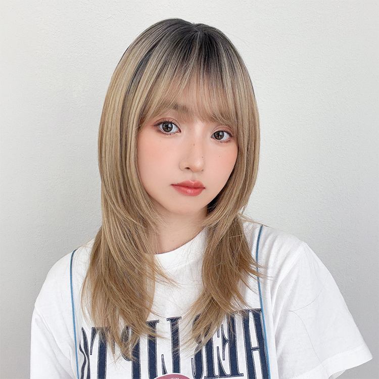 Brightlele（ブライトララ） ウィッグ 自然 バレない ロング フル