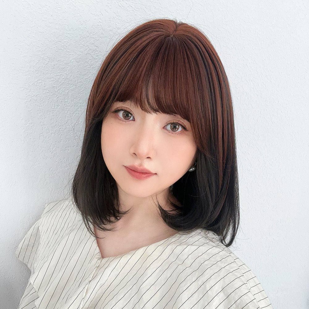 Brightlele（ブライトララ） 素肌ウィッグ 医療用 ウィッグ ミディアム