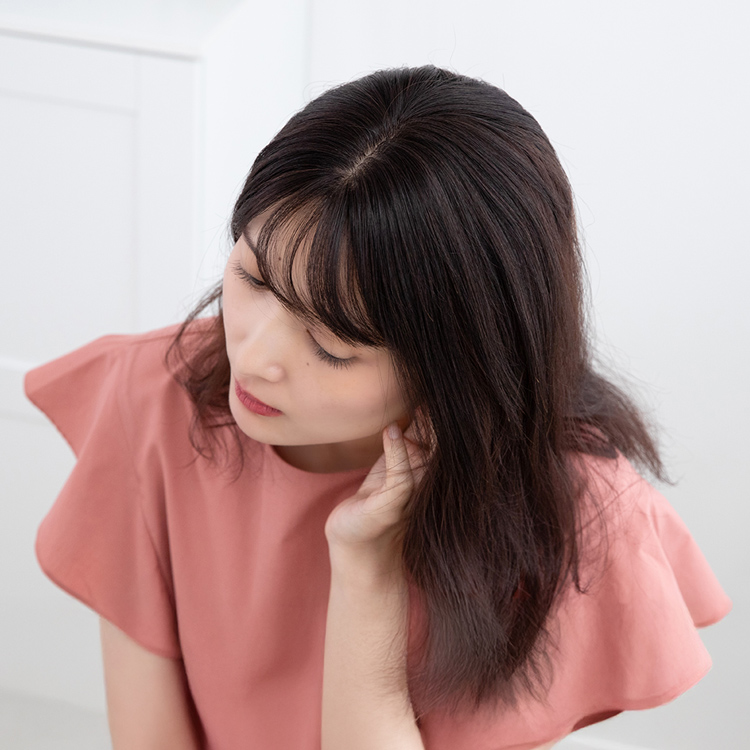 Brightlele（ブライトララ） 部分ウィッグ 人毛100% 自然 前髪ウィッグ