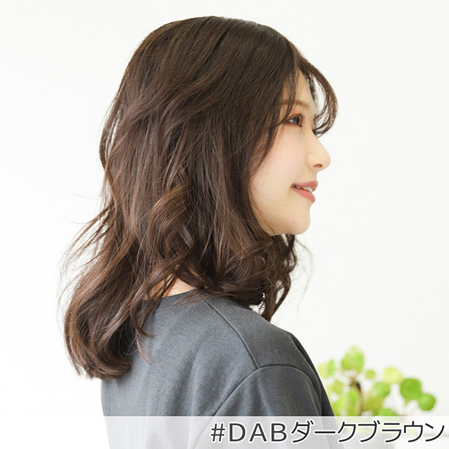Brightlele ヘアピース 人毛100% 人毛 100 ウィッグ トップ
