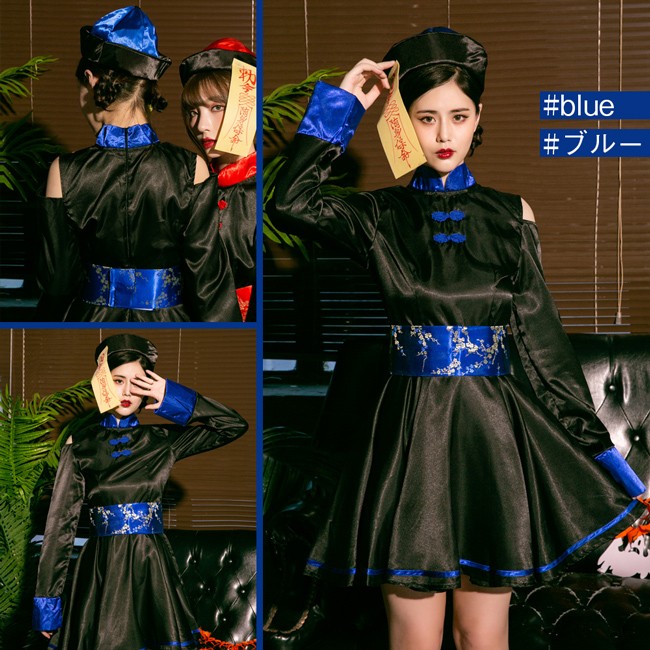 ハロウィン コスプレ 仮装 キョンシー ゾンビ チャイナ チャイナ服 ...