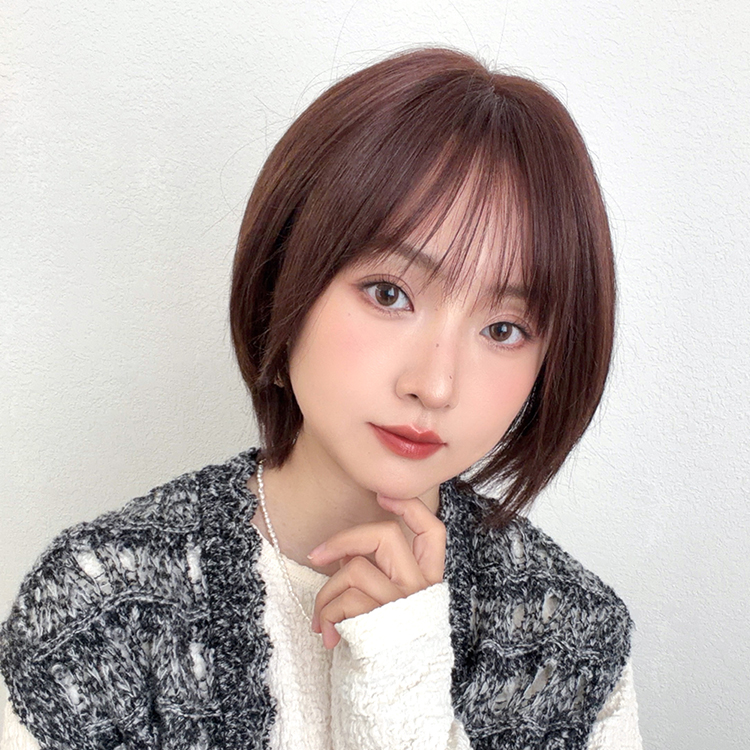 Brightlele（ブライトララ） 医療用ウィッグ ボブ ウィッグ 自然 人毛