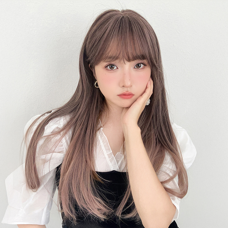 Brightlele（ブライトララ） 部分ウィッグ ヘアピース ロング 自然