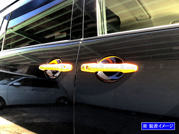 デリカD：5 CV4W CV5W ドア ハンドル ノブ カバー Zセット オレンジ