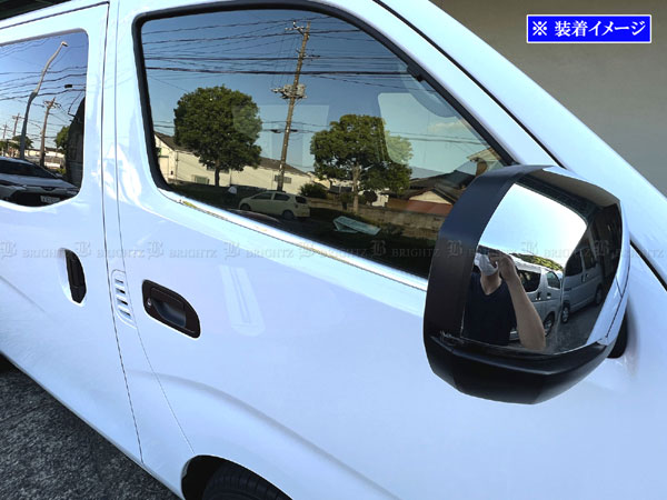 いすゞ コモ・バン JVN2E26 超鏡面 ステンレス メッキ ウィンドウ ストリップ ベルトライン 窓 枠 フロント サイド 外装 2PC WIN−SIL−161｜brightzdx1