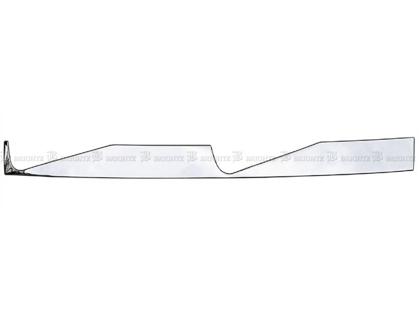 いすゞ エルフ 超鏡面 ステンレス メッキ ワイパー ガーニッシュ カバー パネル プレート モール ボンネット ベース TRUCK−M−062｜brightzdx1｜02