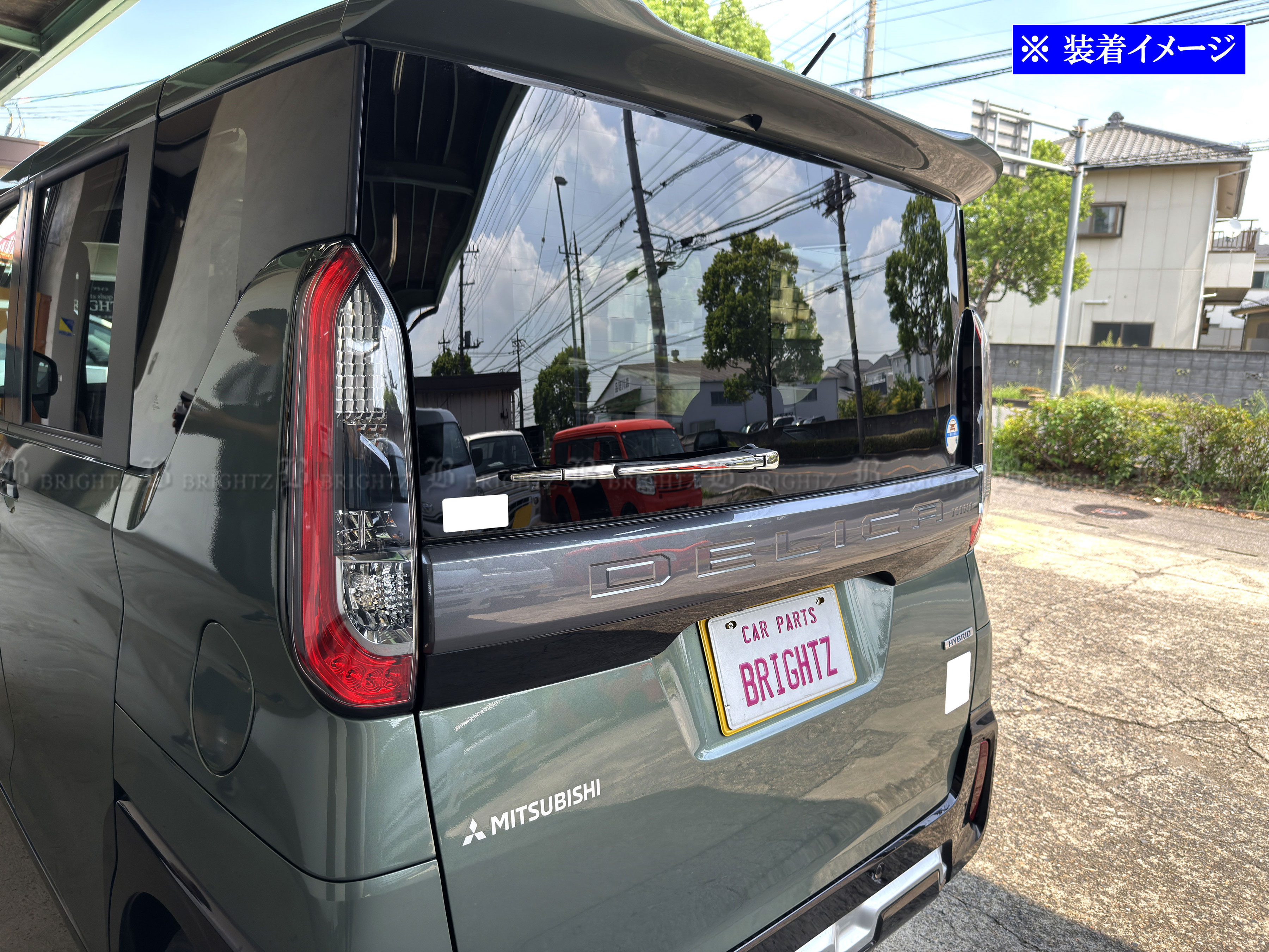 デリカミニ B37A B38A 超鏡面 ステンレス メッキ リア ワイパー アーム