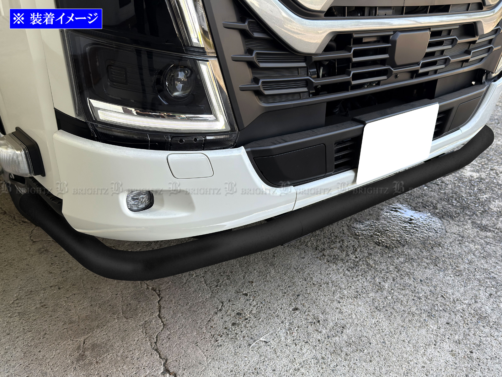 く*ン様 いすゞ23エルフ純正バンパー対応リップスポイラーメッキ 標準バンパー対 9237536-04.jpg?size=n