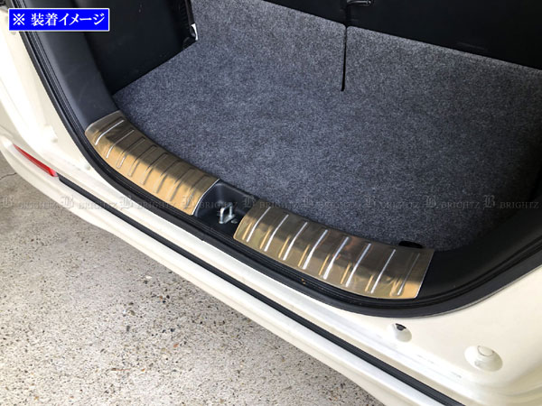 N-BOXカスタム JF1 JF2 ステンレス インナー リア バンパー フット
