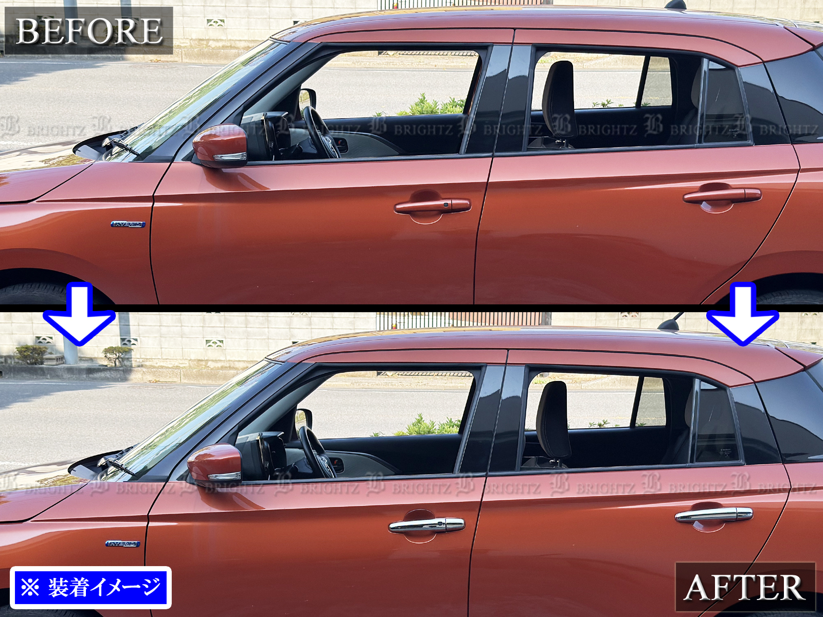 スイフト ZC53S ZC83S メッキ ドア ハンドル カバー ノブ ドアハンドル