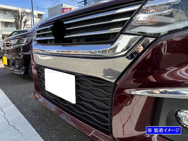 ソリオ MA27S MA37S 前期 超鏡面 ステンレス メッキ グリル アンダー