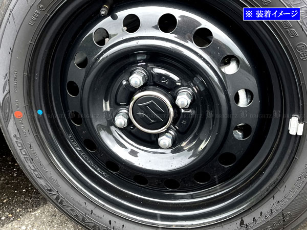 スペーシアベース MK33V 超鏡面 ステンレス メッキ センター ホイール