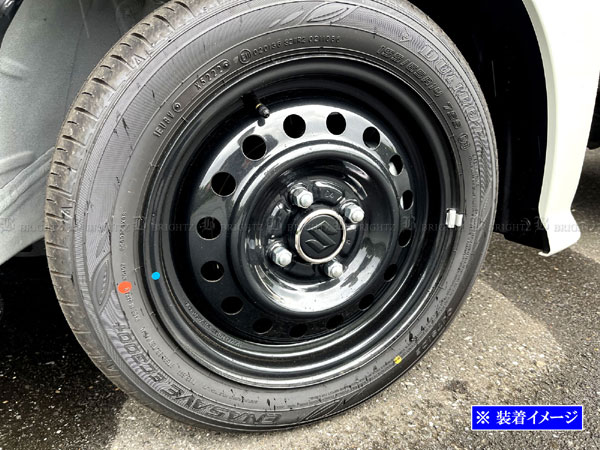 スペーシアベース MK33V 超鏡面 ステンレス メッキ センター ホイール