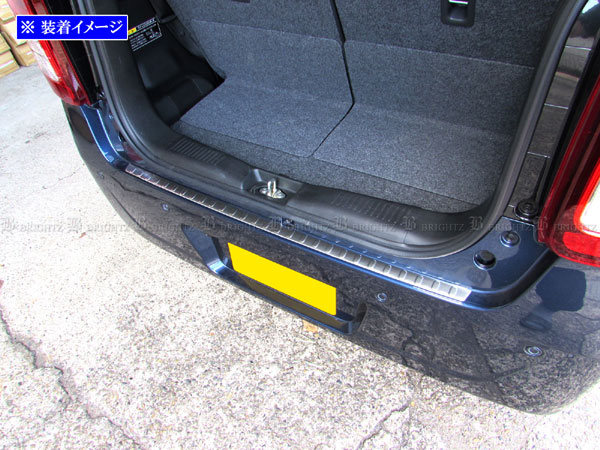 ワゴンRスマイル MX81S MX91S ステンレス リア バンパー フット