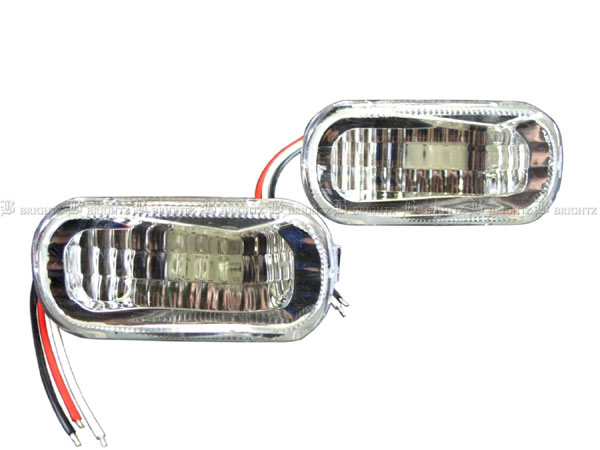 フィット GD1 GD2 LED サイド マーカー ウィンカー ターン ランプ ライト クリスタル クリア クリヤ BLINKER−005｜brightzdx2