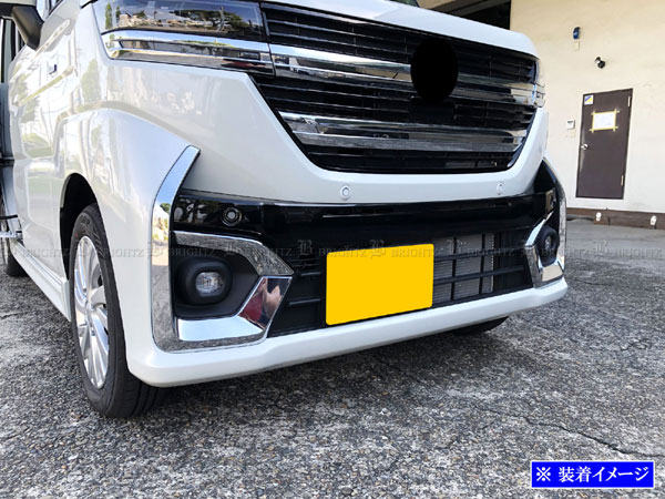 スペーシアカスタム MK54S MK94S メッキ フォグ アウター エクステリア 外装 FOG−COV−432 関連画像4