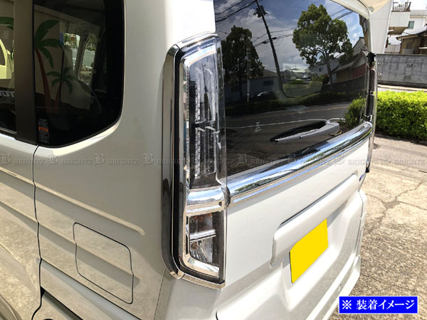 スペーシアカスタム MK54S MK94S 超鏡面 ステンレス メッキ テール ライン リア リヤ バック ウィンカー スモール 6PC TAIL−ETC−034 関連画像3