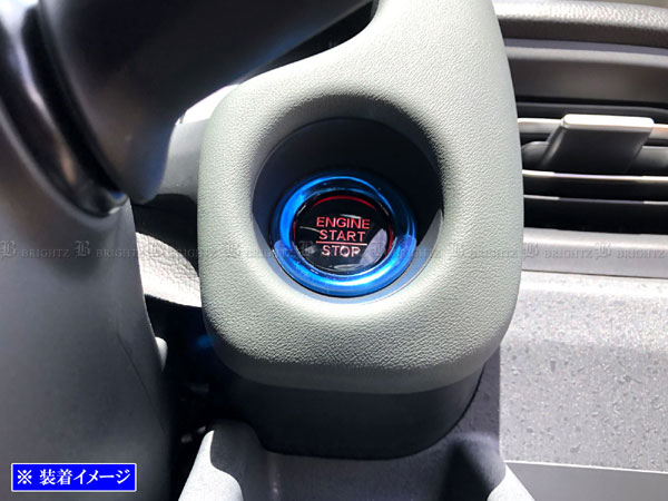 N-BOXカスタム JF5 JF6 ステンレス エンジン スターター スイッチ