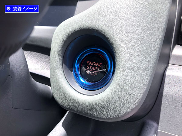 N-BOXカスタム JF5 JF6 ステンレス エンジン スターター スイッチ