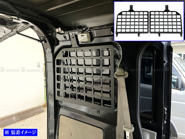 スズキ エブリイバン da17v フェンダーパネル 左右2枚セット エブリイバン DA17V ステンレス サイド ストレージ パネル カバー