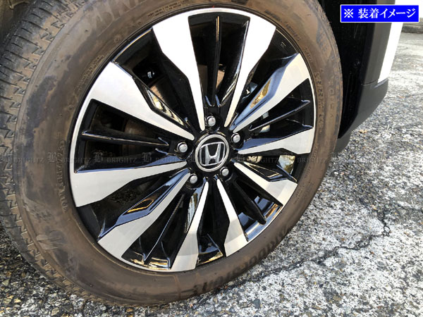 WR-V DG5 超鏡面 ステンレス メッキ センター ホイール キャップ