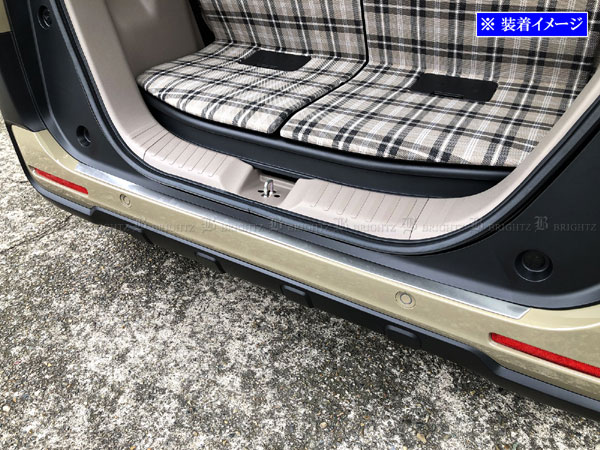 N-BOXジョイ JF5 JF6 ステンレス リア バンパー フット モール