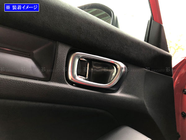 シビック FL5 ステンレス インナー ドア ハンドル サイド フロント