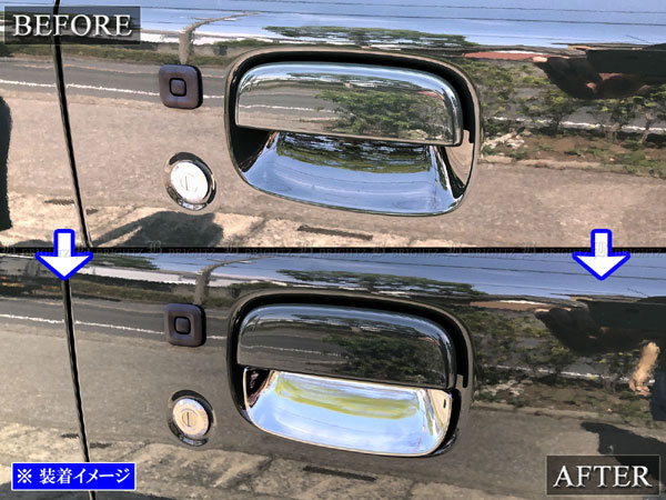 ジムニーノマド JC74W メッキ ドア ハンドル カバー パネル 皿 サラ