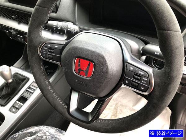 シビック FL5 ステンレス ステアリング スイッチ ステー ハンドル