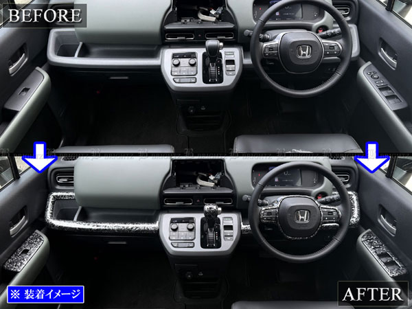 フリードクロスター GT2 GT4 メッキ インテリア パネル セット ターン