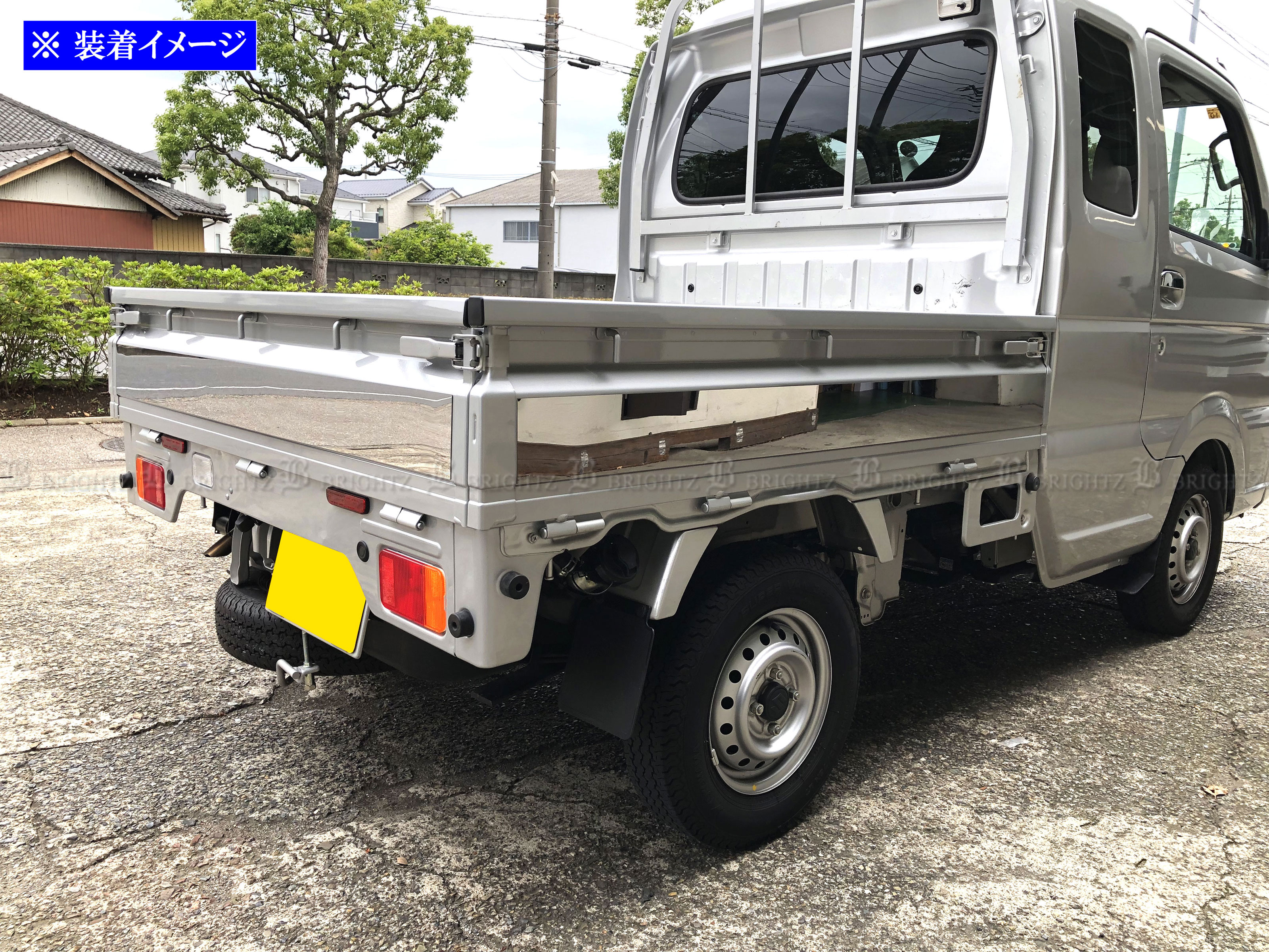 スーパーキャリイ DA16T 超鏡面 ステンレス メッキ アオリ バー