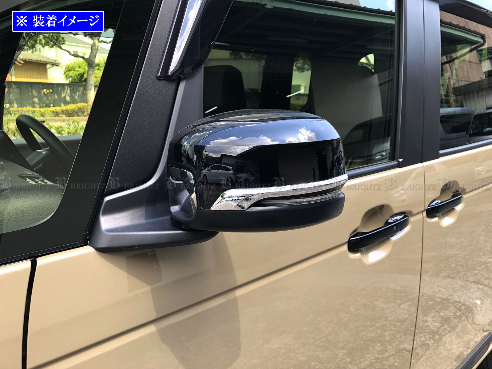 N-BOXカスタム JF3 JF4 メッキ ド...の詳細画像3