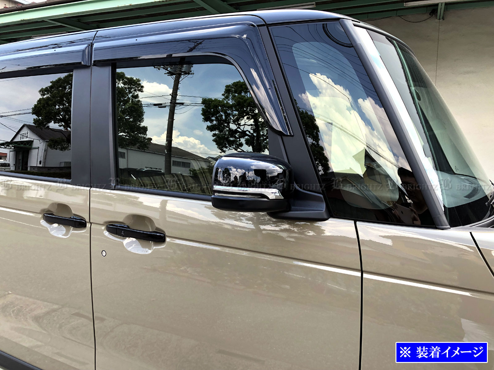 N-BOXカスタム JF3 JF4 メッキ ド...の詳細画像4