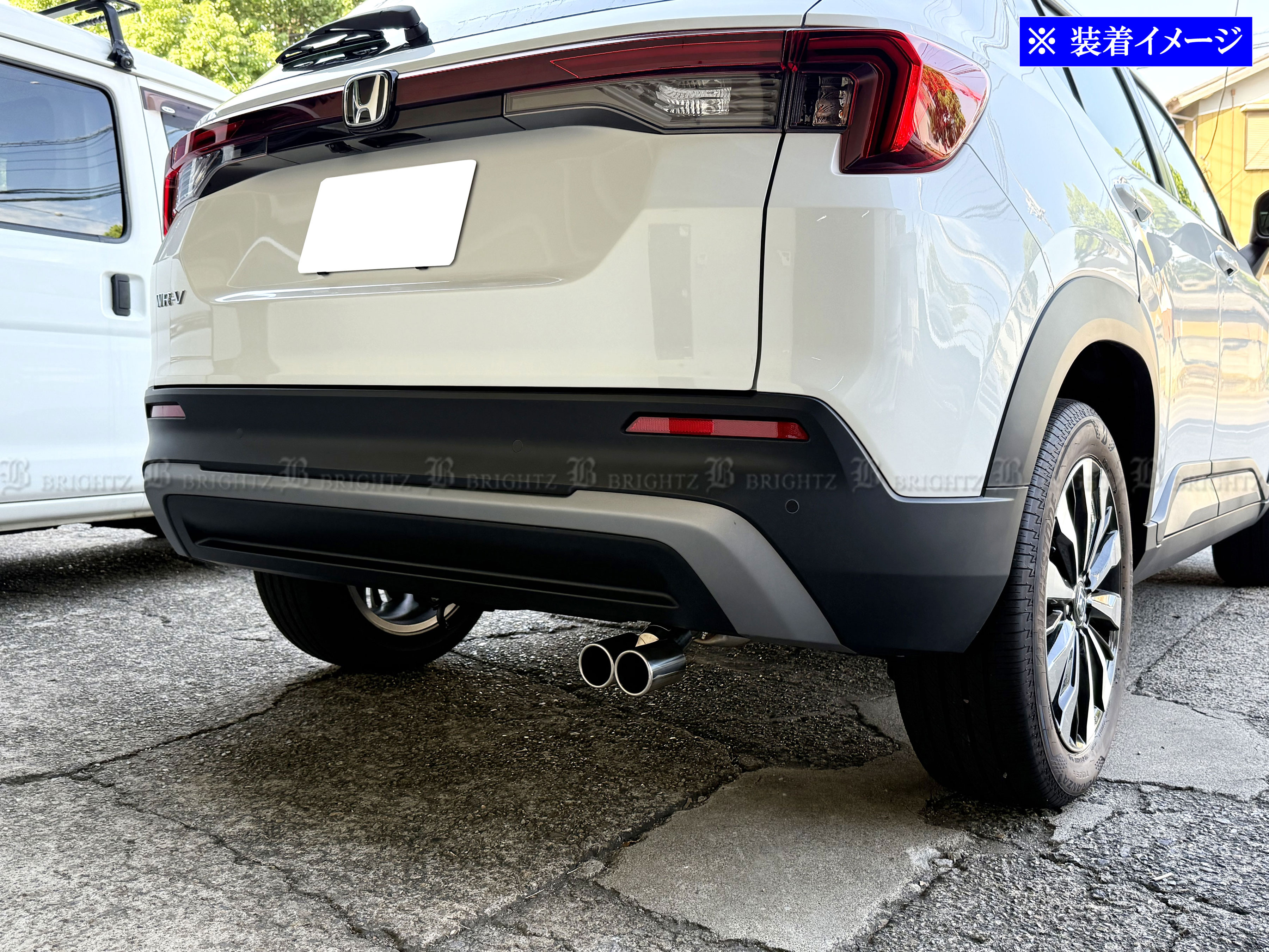 WR-V DG5 ステンレス 2本出し マフラ...の詳細画像4