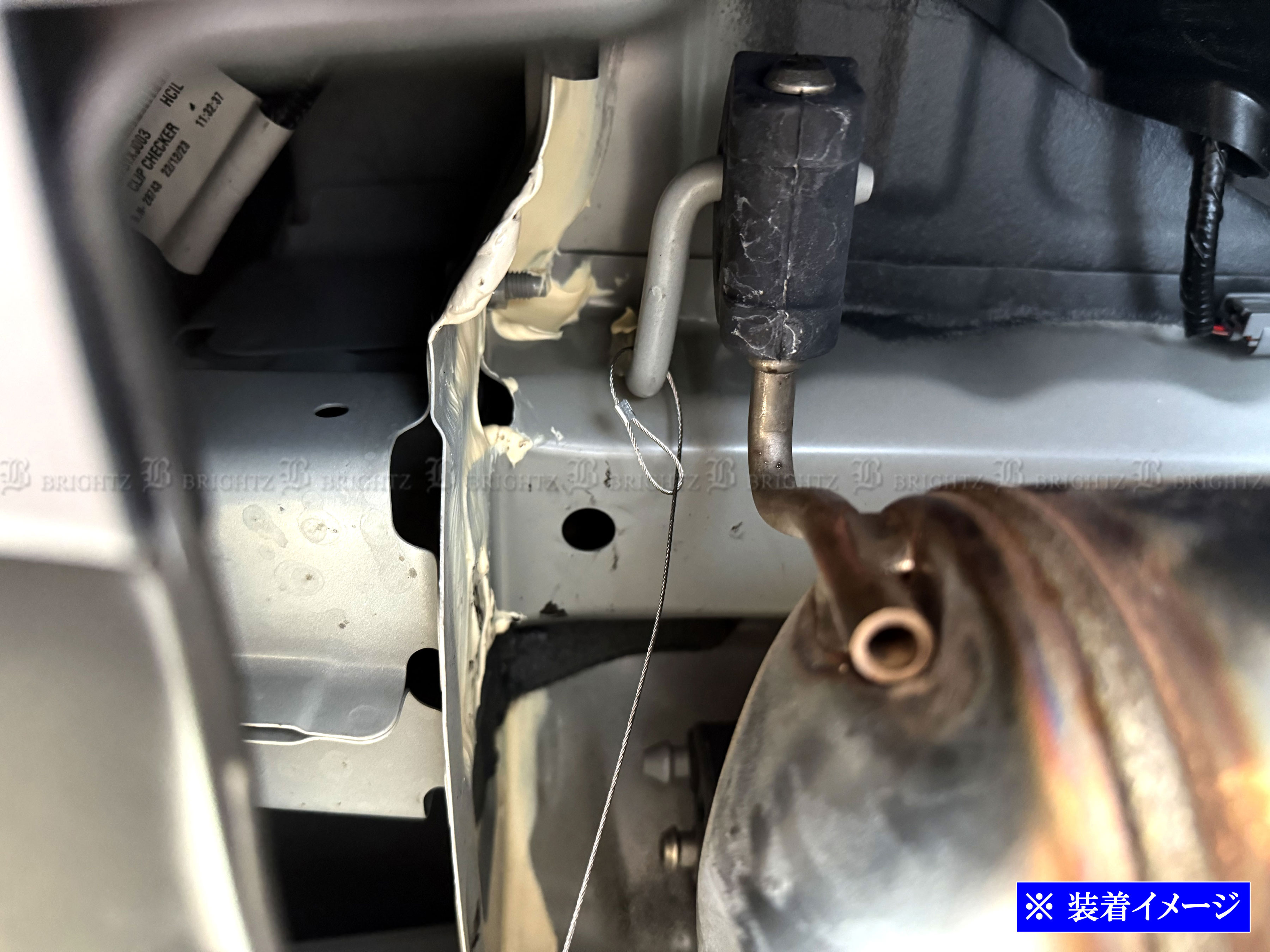 WR-V DG5 ステンレス 2本出し マフラ...の詳細画像5