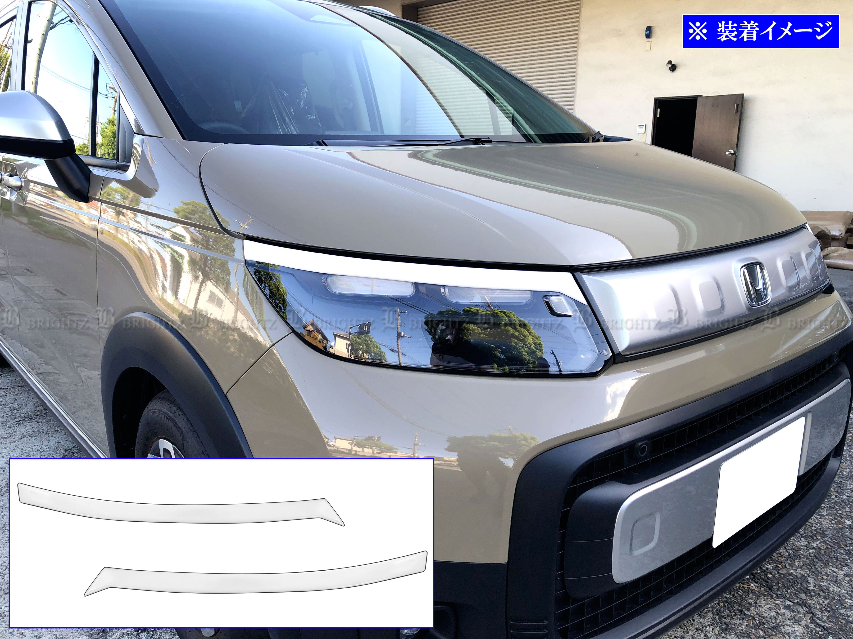 フリード　GT7 助手席側　ヘッドライトAssy フリードエアー GT5 GT7 ヘッド ライト アイライン ランプ カバー